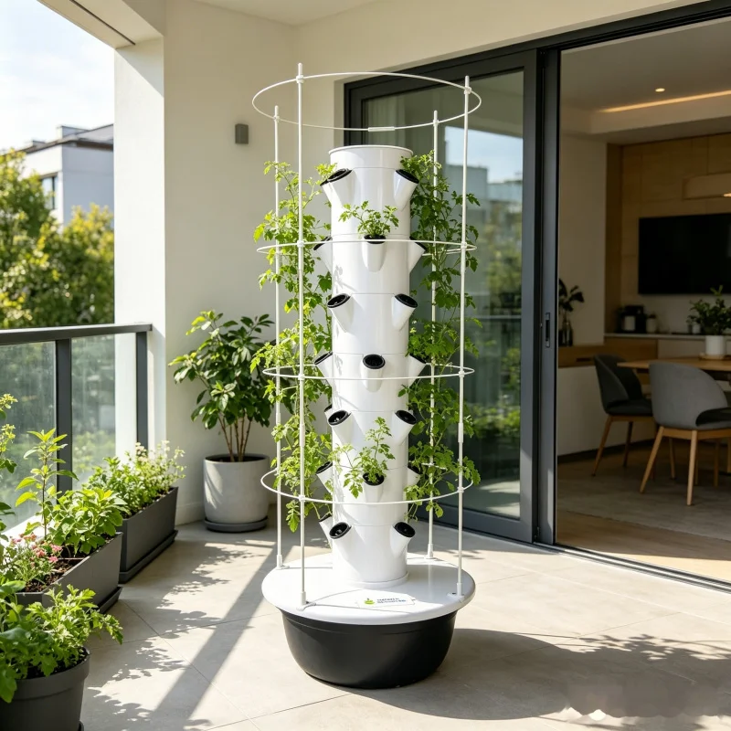Smart Garden Vertical Planter - 9-уровневая гидропонная башня для выращивания овощей