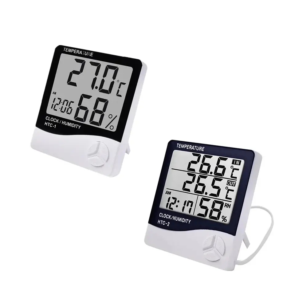 Garden Weather Station - Цифровой термогигрометр для помещений с ЖК-дисплеем,
