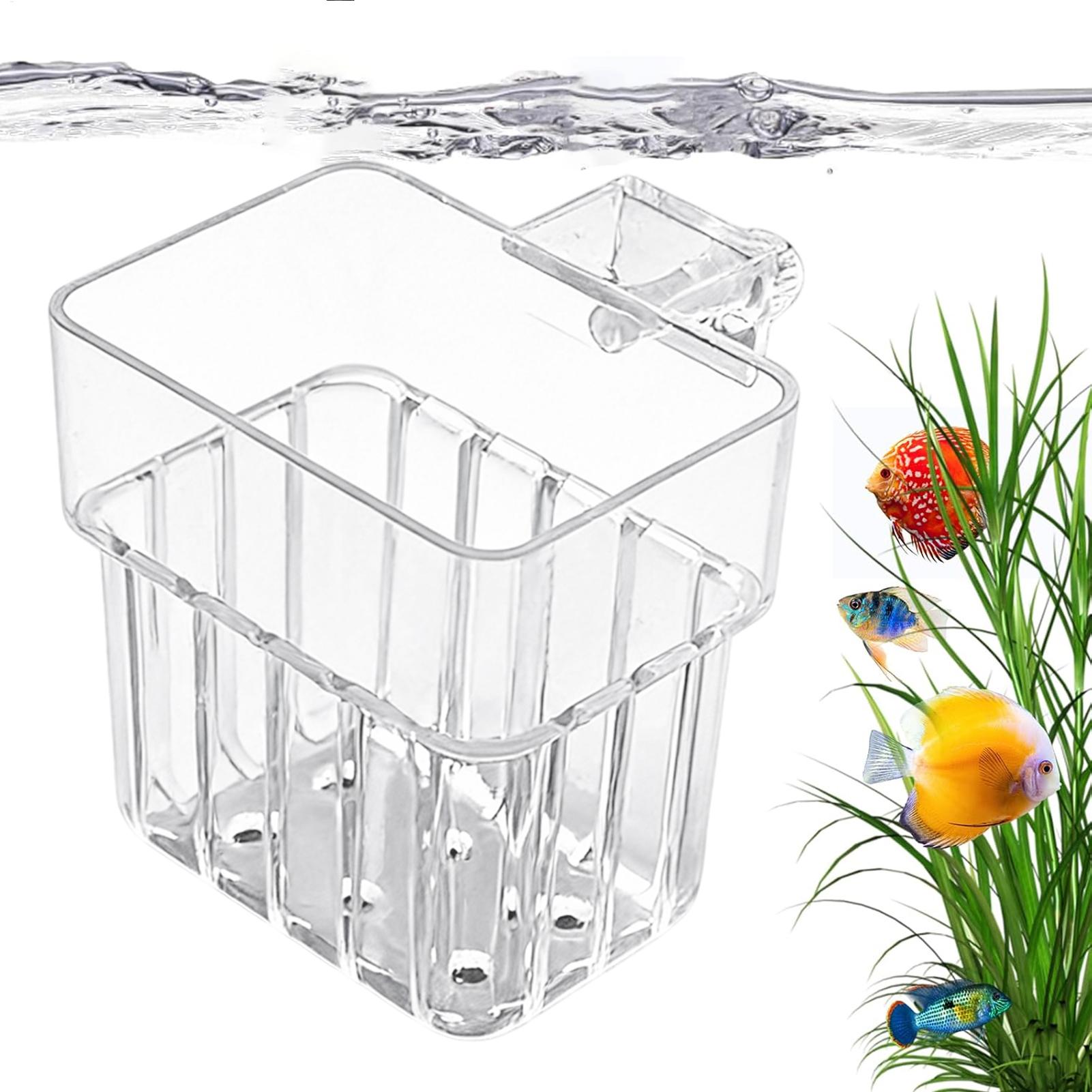 Hydroponic Grow Pod - Прозрачный подвесной горшок для аквариума, держатель