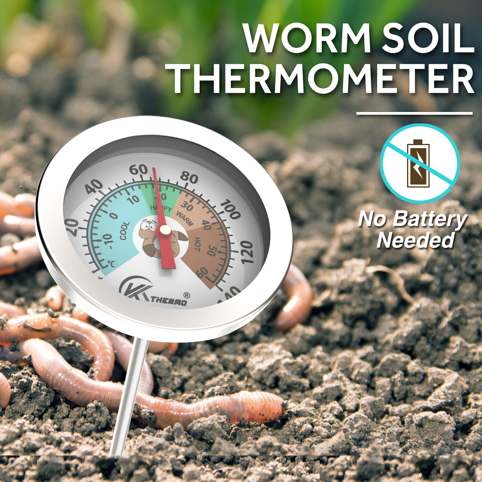 Garden Weather Station - Тестер компостной почвы, измерительный щуп 20