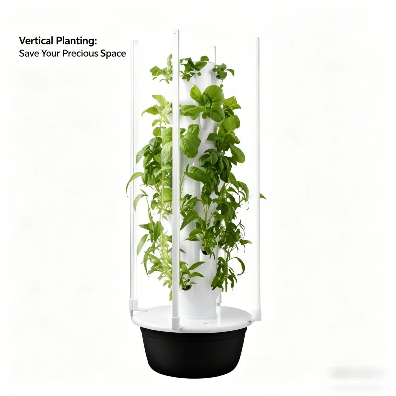 5-уровневая гидропонная башня  – обзор и цена Smart Garden Vertical Planter