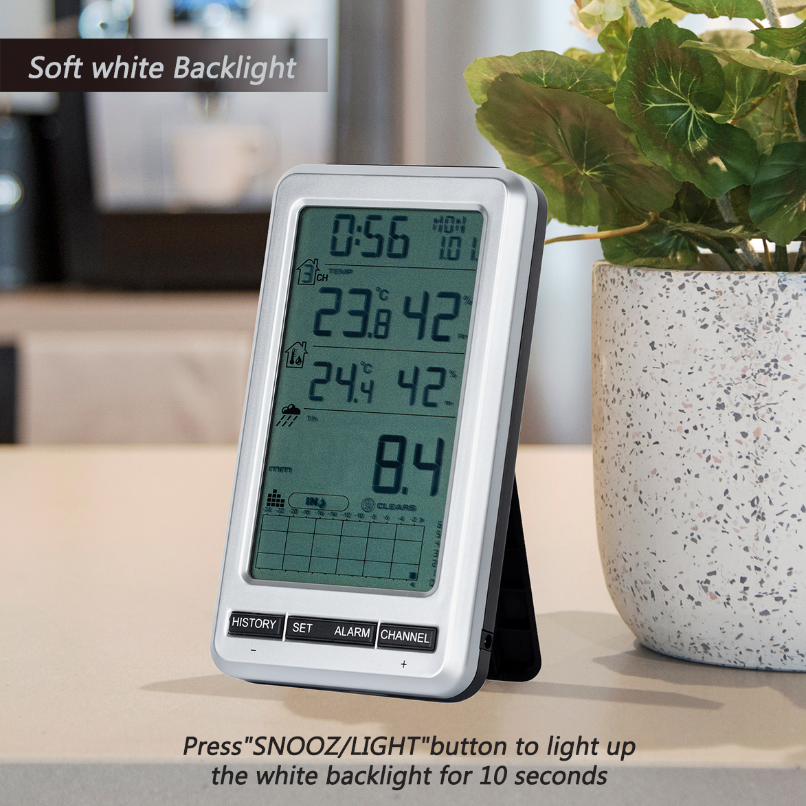 Беспроводной дождемер с опроки – обзор и цена Garden Weather Station