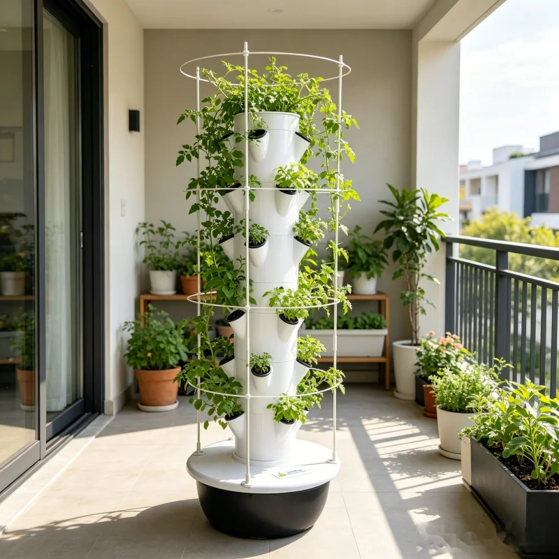 9-уровневая аэропонная гидропо – обзор и цена Smart Garden Vertical Planter