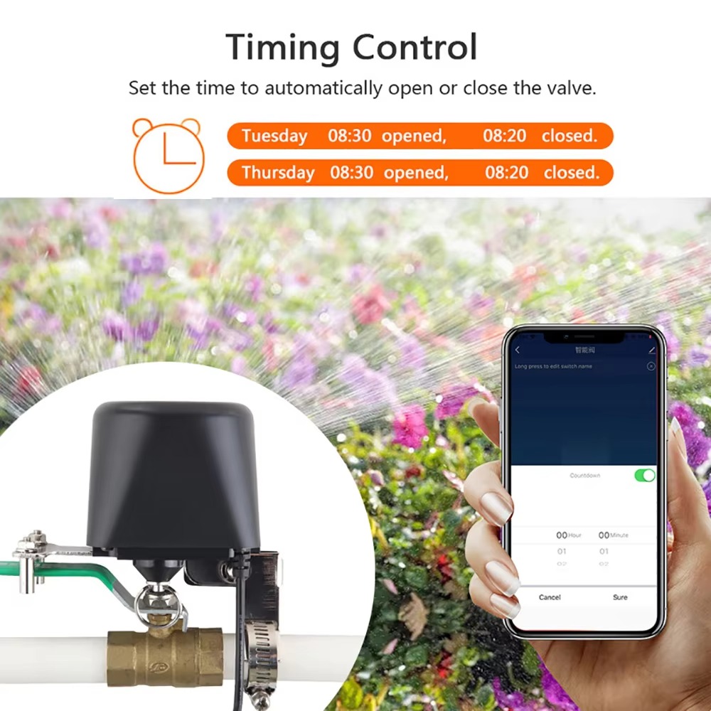 Водяной клапан Tuya Zigbee или – обзор и цена Smart Garden Tap