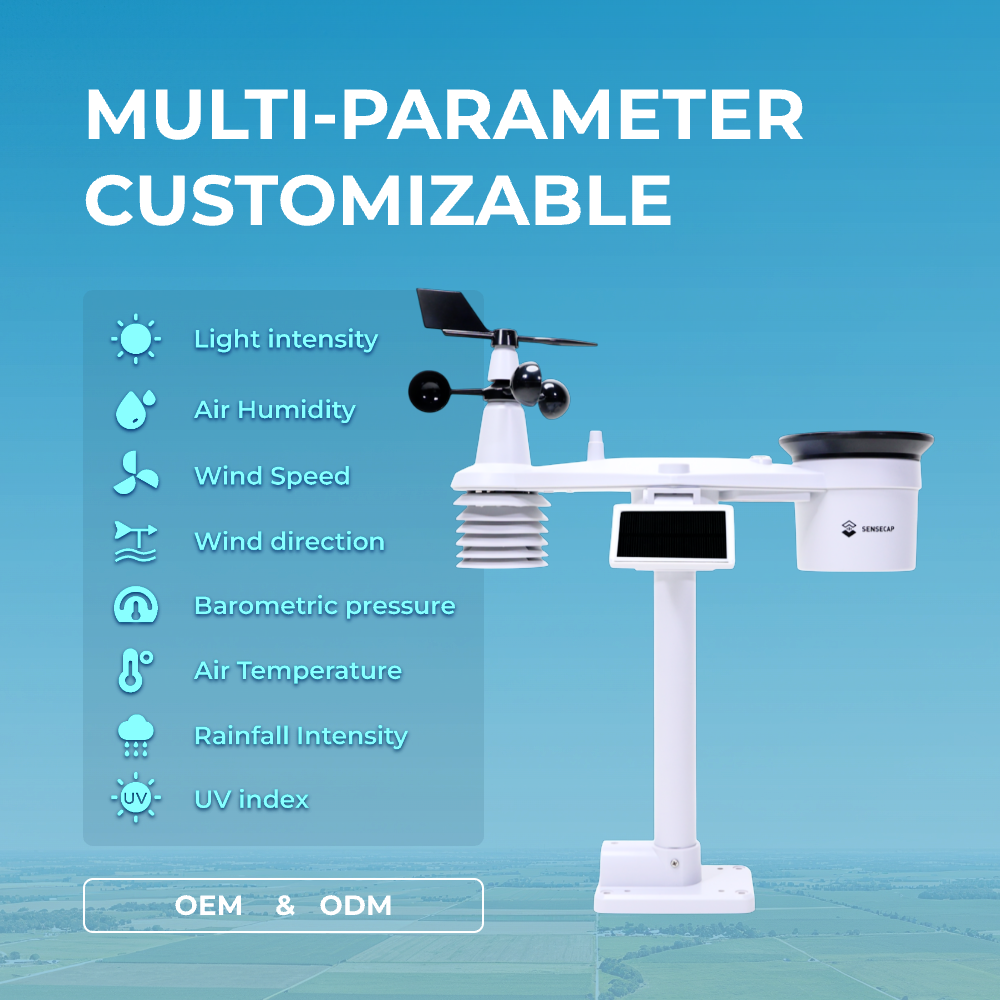 Метеостанция SenseCAP S2120 8- – обзор и цена Garden Weather Station