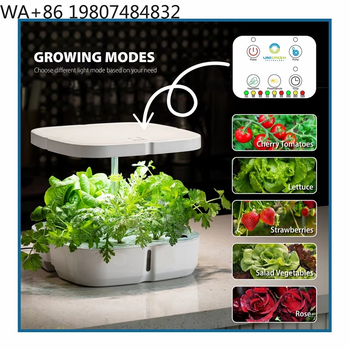 8-секционный мини-гидропонный  – обзор и цена Hydroponic Grow Pod