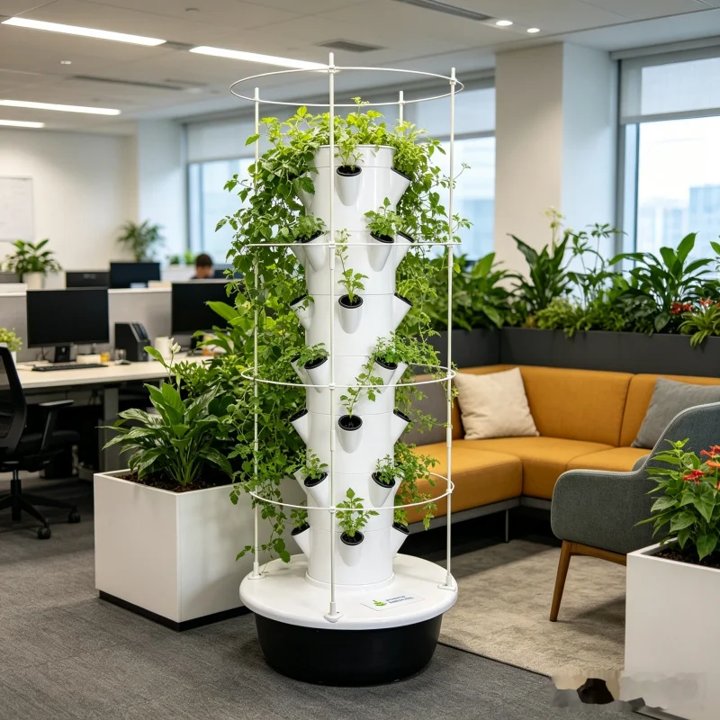 9-уровневая гидропонная башня  – обзор и цена Smart Garden Vertical Planter