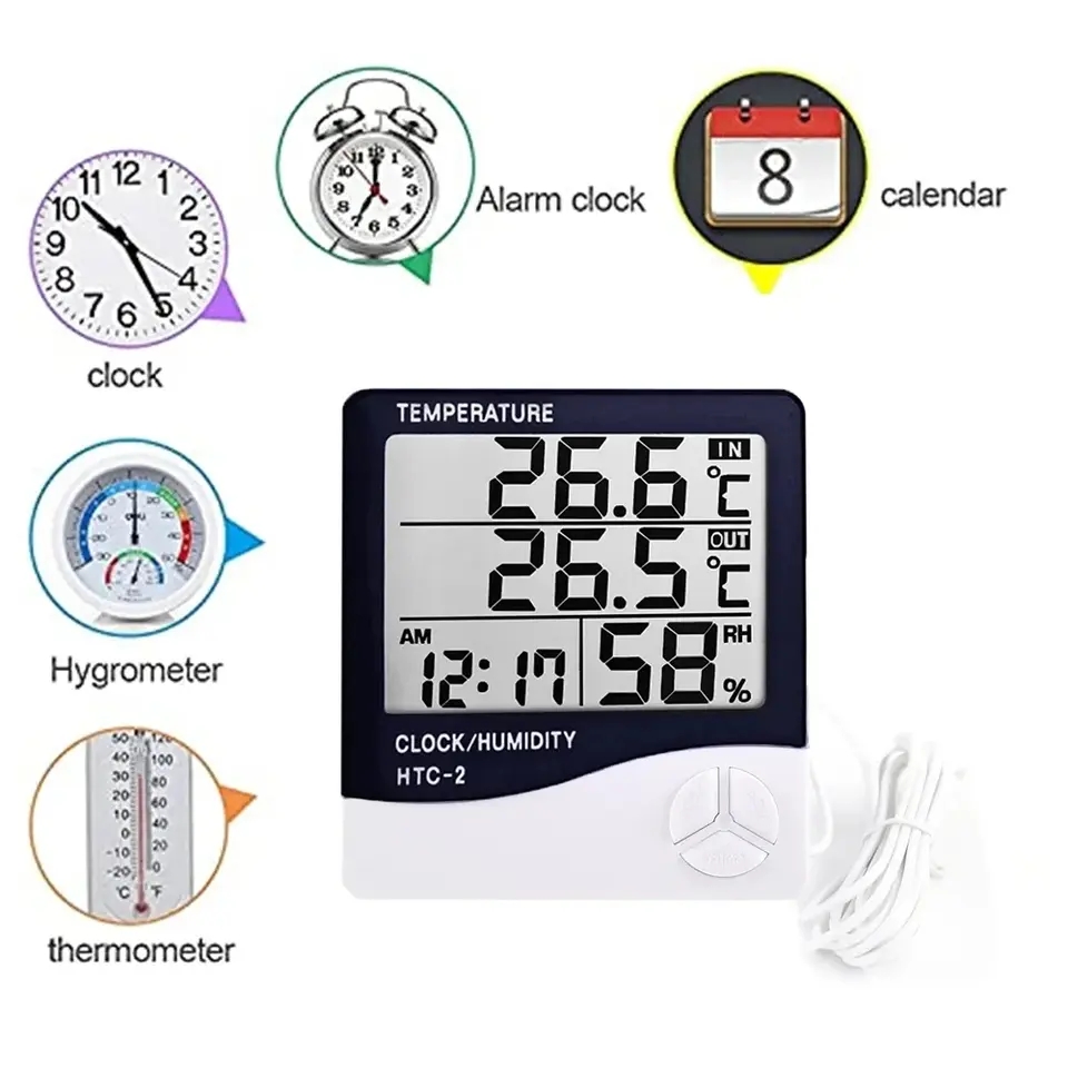 Цифровой термогигрометр для по – обзор и цена Garden Weather Station