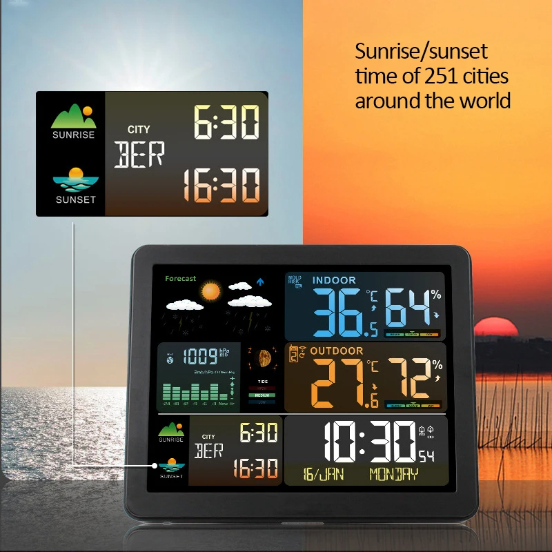 Цифровая метеостанция, часы дл – обзор и цена Garden Weather Station