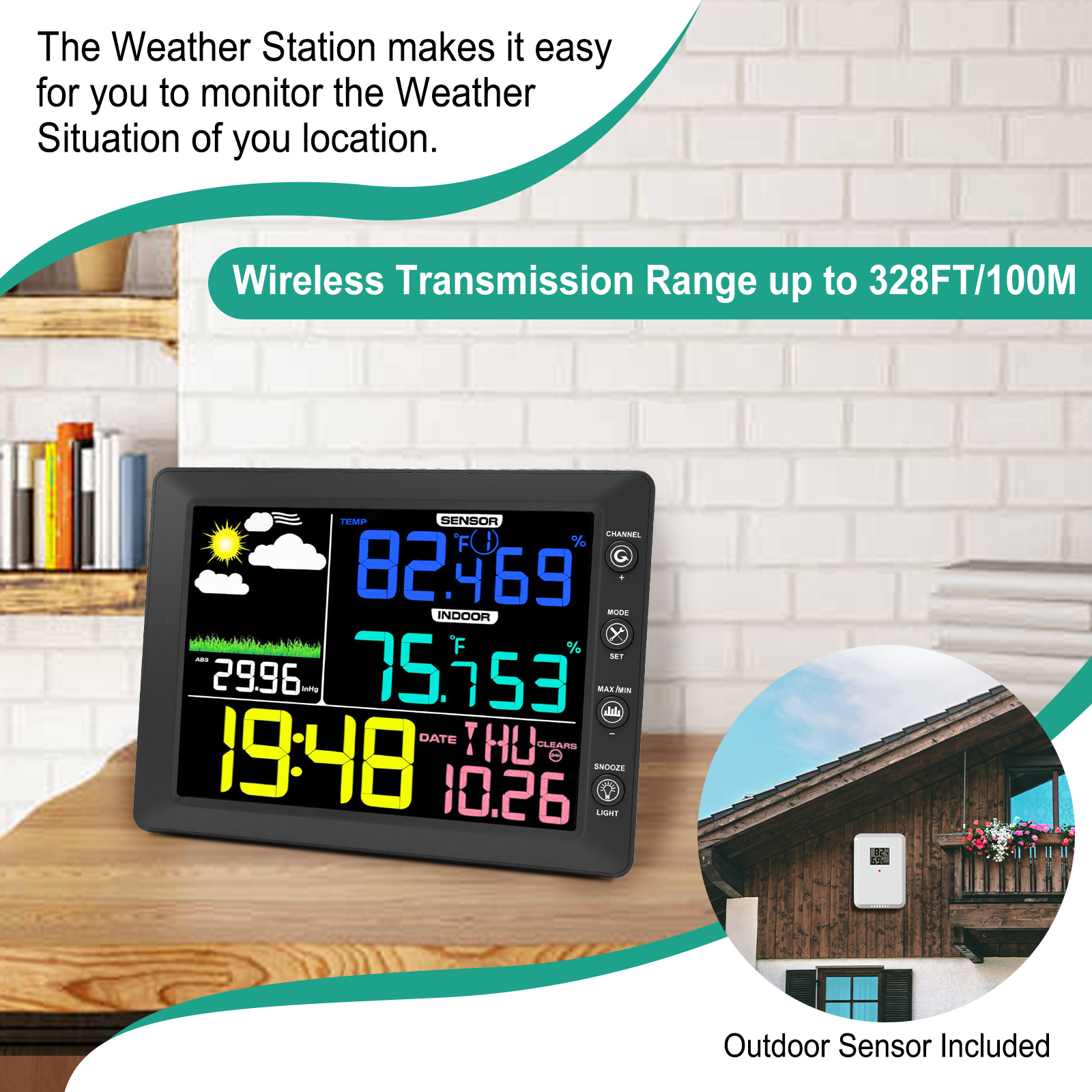 Беспроводная метеостанция с на – обзор и цена Garden Weather Station