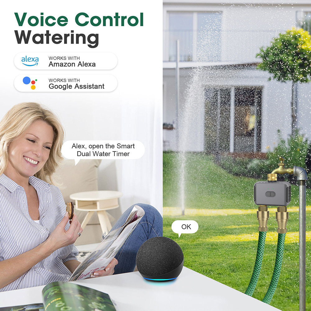 Tuya 2-зонный таймер полива, с – обзор и цена Smart Garden